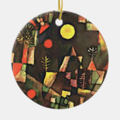 Klee - Vollmond Keramik Ornament (Vorne)