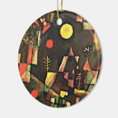 Klee - Vollmond Keramik Ornament (Links)