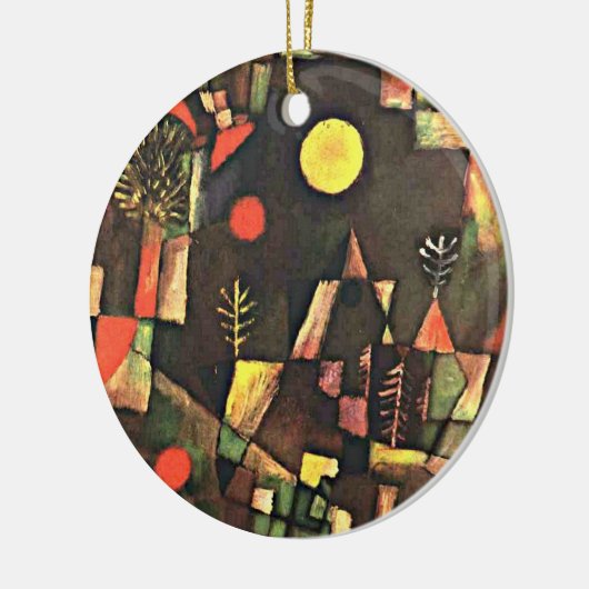 Klee - Vollmond Keramik Ornament (Links)