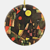 Klee - Vollmond Keramik Ornament (Hinten)