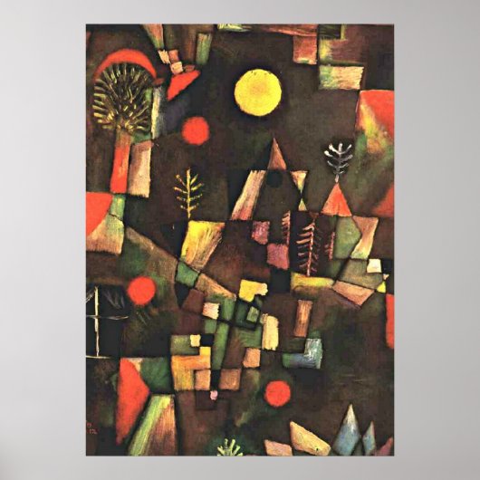 Klee - Vollmond Poster (Vorne)