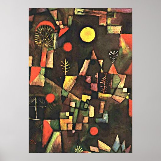 Klee - Vollmond Poster (Vorne)