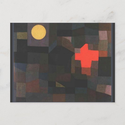 Klee - Vollmond Postkarte (Vorderseite)