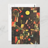 Klee - Vollmond Postkarte (Vorne/Hinten)