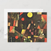 Klee - Vollmond Postkarte (Vorne/Hinten)