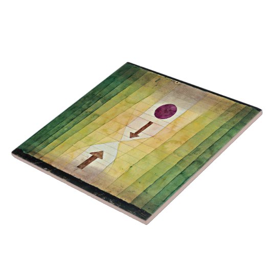 Klee - Vor dem Blitz Fliese (Seite)