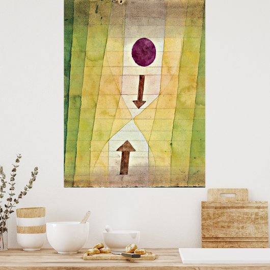 Klee - Vor dem Blitz Poster (Küche)