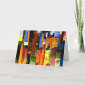 Klee - Vor der Stadt, abstrakte Kunst, Karte (Rückseite)