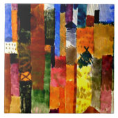 Klee - vor der Stadt, Fliese (Vorderseite)