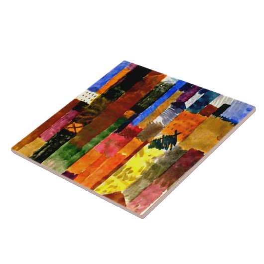 Klee - vor der Stadt, Fliese (Seite)