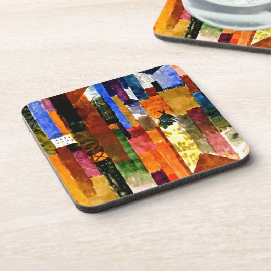 Klee - Vor der Stadt Getränkeuntersetzer (Linke Seite)