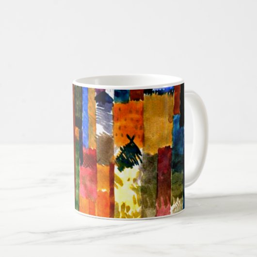 Klee - Vor der Stadt Kaffeetasse (VorderseiteRechts)