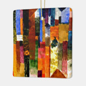 Klee - Vor der Stadt Keramikornament (Links)