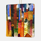 Klee - Vor der Stadt Keramikornament (Links)