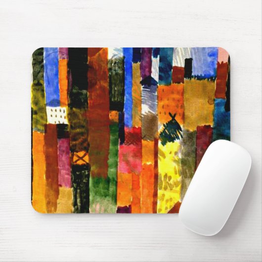 Klee - Vor der Stadt, Mousepad (Mit Mouse)