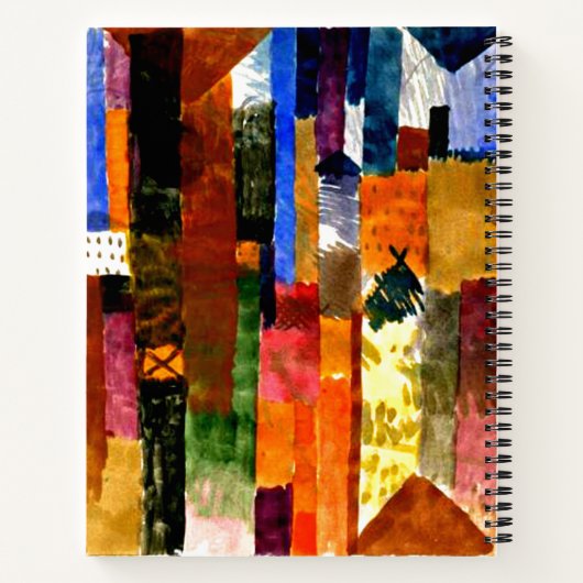 Klee - Vor der Stadt Notizblock (Rückseite)