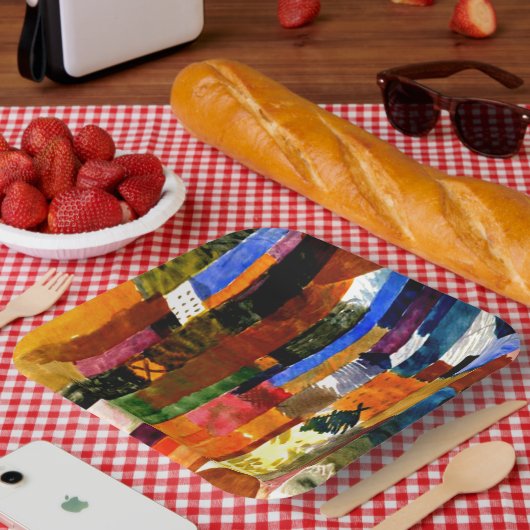 Klee - Vor der Stadt Pappteller (Picknick)