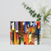 Klee - Vor der Stadt Postkarte (Stehend Vorderseite)