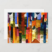 Klee - Vor der Stadt Postkarte (Vorne/Hinten)