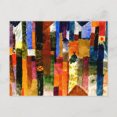 Klee - Vor der Stadt Postkarte (Vorderseite)