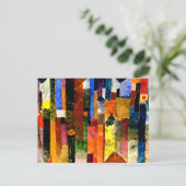 Klee - Vor der Stadt Postkarte (Stehend Vorderseite)