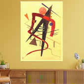 Klee - Warm Leinwanddruck (Insitu (Wohnzimmer))