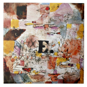 Klee - Wasservögel - Ente, Fliese