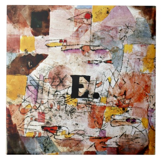 Klee - Wasservögel - Ente, Fliese (Vorderseite)