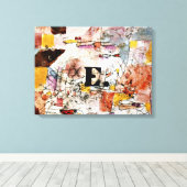 Klee - Wasservögel - Ente, Leinwanddruck (Insitu (Holzboden))