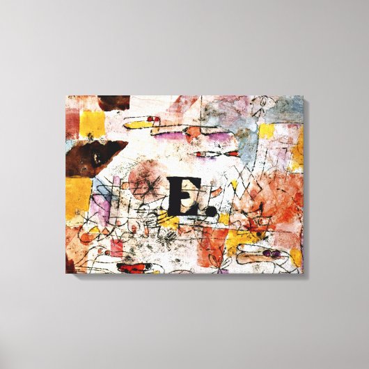 Klee - Wasservögel - Ente, Leinwanddruck (Vorderseite)