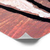 Klee - Wave, abstrakte Kunst Poster (Ecke)