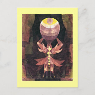 Klee - Wild Berry, Paul Klee Gemälde Postkarte