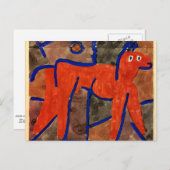 Klee - Wildes Tier in Bann Postkarte (Vorne/Hinten)