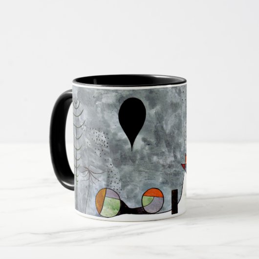 Klee - Winter, beliebte Kunstwerke, Tasse (Vorderseite Links)