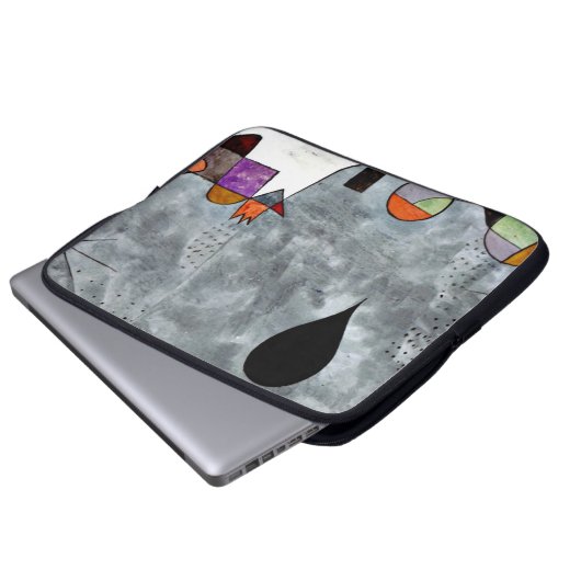 Klee - Winter, beliebtes Gemälde, Laptopschutzhülle (Vorne Knopf)