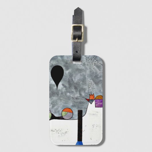 Klee - Winter Gepäckanhänger (Vorderseite Vertikal)