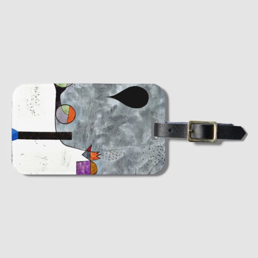 Klee - Winter Gepäckanhänger (Vorderseite (Horizontal))