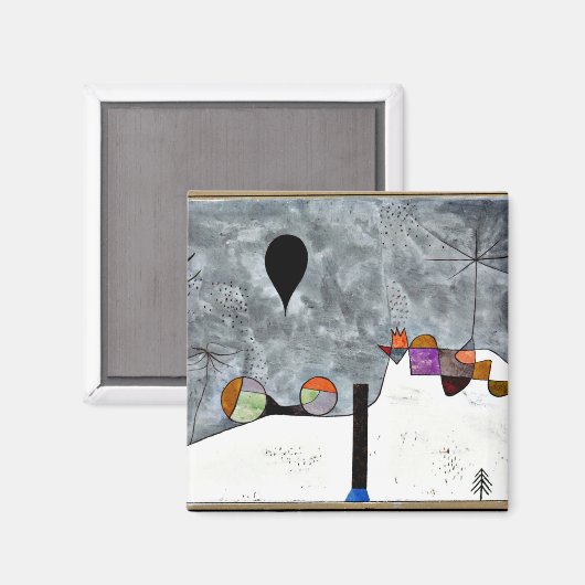 Klee - Winter Magnet (Vorderseite/Rückseite)