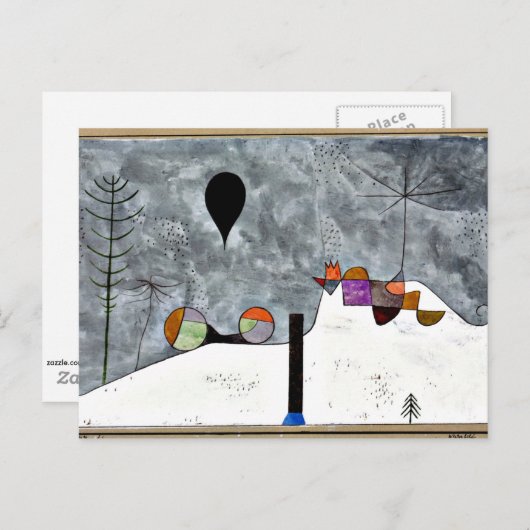 Klee - Winter Postkarte (Vorne/Hinten)