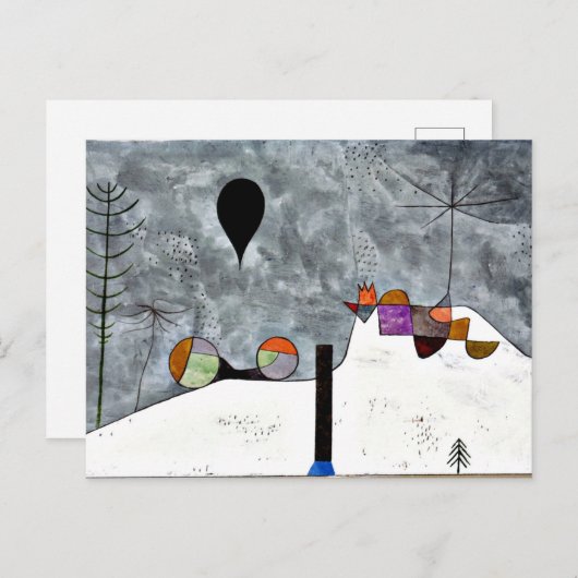 Klee - Winter, Postkarte (Vorne/Hinten)