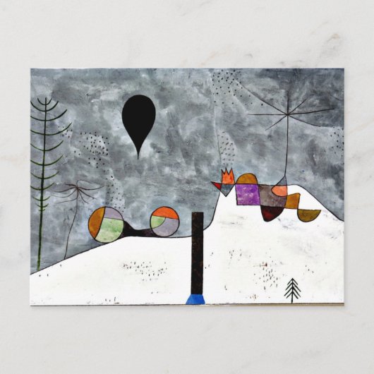 Klee - Winter, Postkarte (Vorderseite)