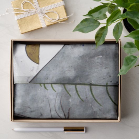 Klee - Winter Seidenpapier (Geschenk)