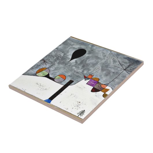 Klee - Wintermalerei Fliese (Seite)