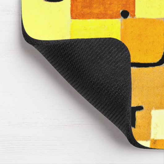 Klee - Zeichen in Gelb Mousepad (Ecke)