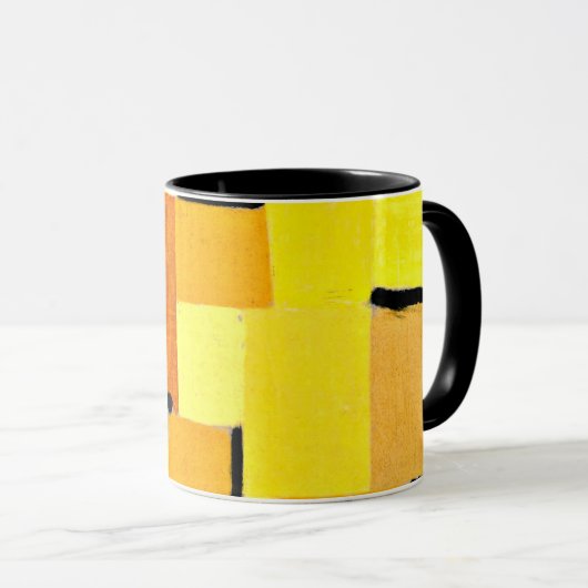 Klee - Zeichen in Gelb Tasse (VorderseiteRechts)