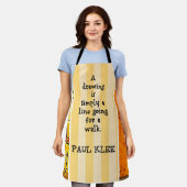Klee - Zitate und Bilder Schürze (Getragen)