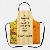 Klee - Zitate und Bilder Schürze (Vorderseite)