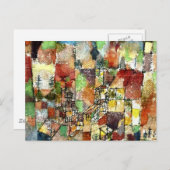 Klee - Zwei Landhäuser Postkarte (Vorne/Hinten)