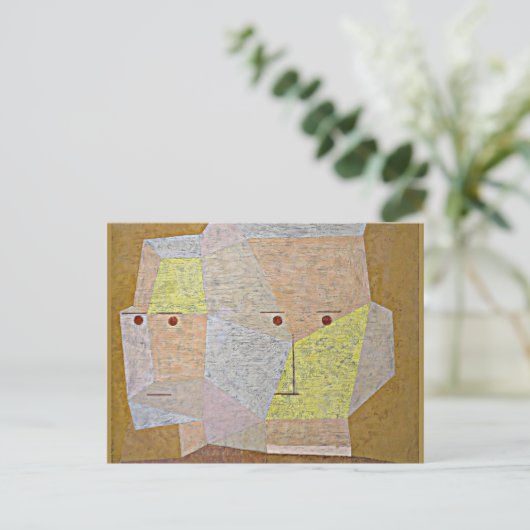 Klee - zwei Leiter Postkarte (Stehend Vorderseite)