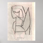 Klee - Zweifelnder Engel Poster (Vorne)